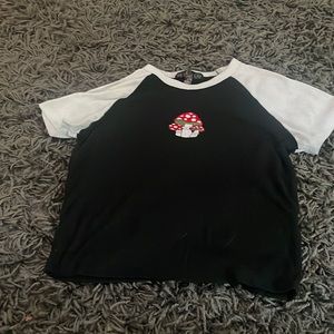 Cute Mushroom Crop Top